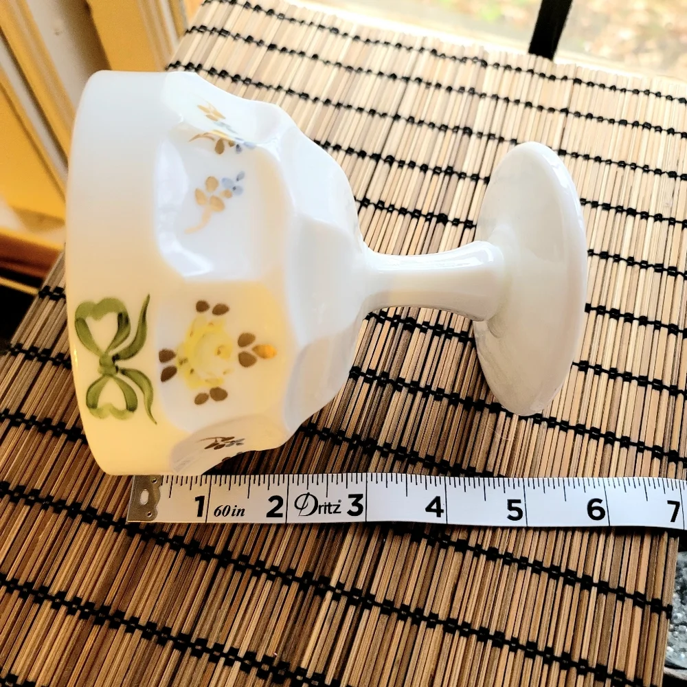 VTG Westmoreland Compote With Original Tag - Picture 11 of 12